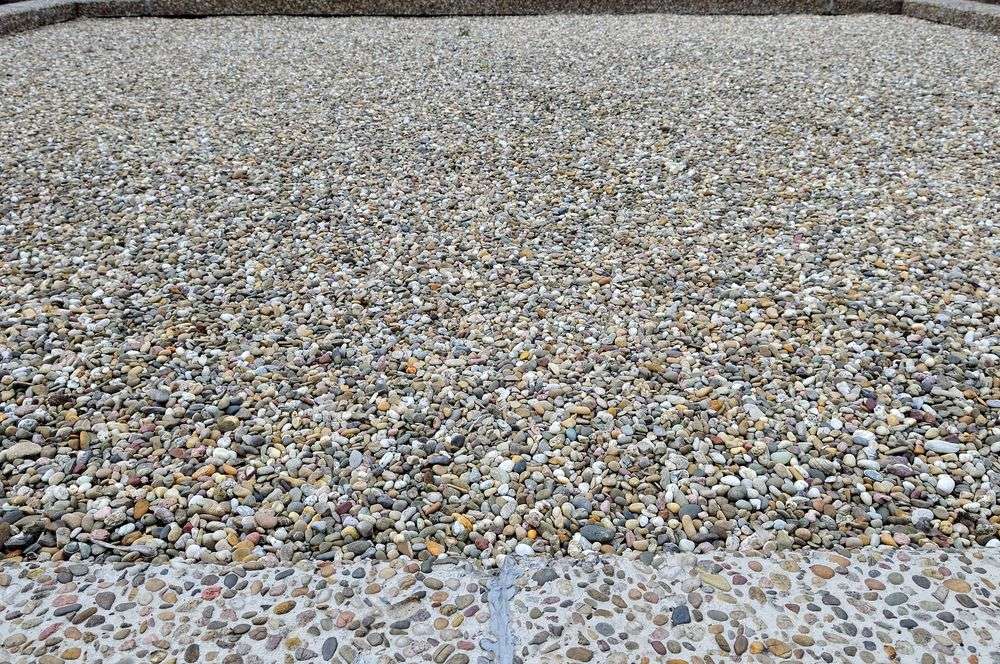 Bitumen dak met kiezels in 0316