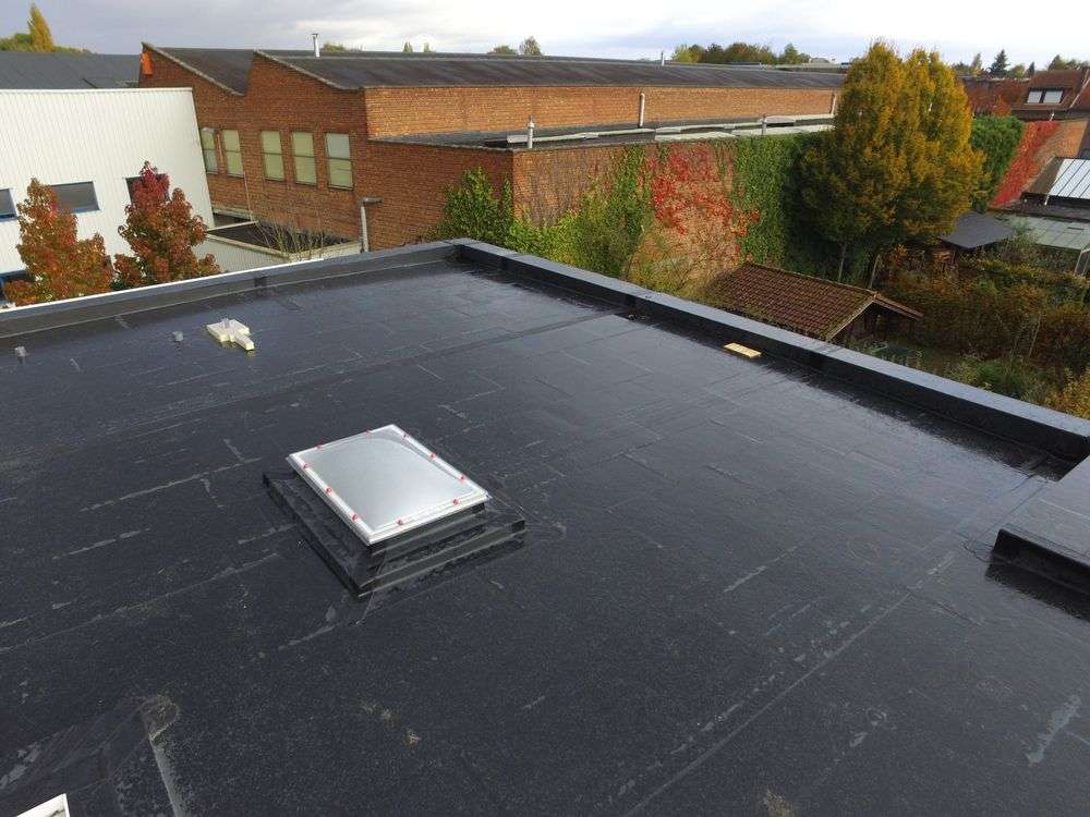 EPDM op plat dak aanbrengen in 0316